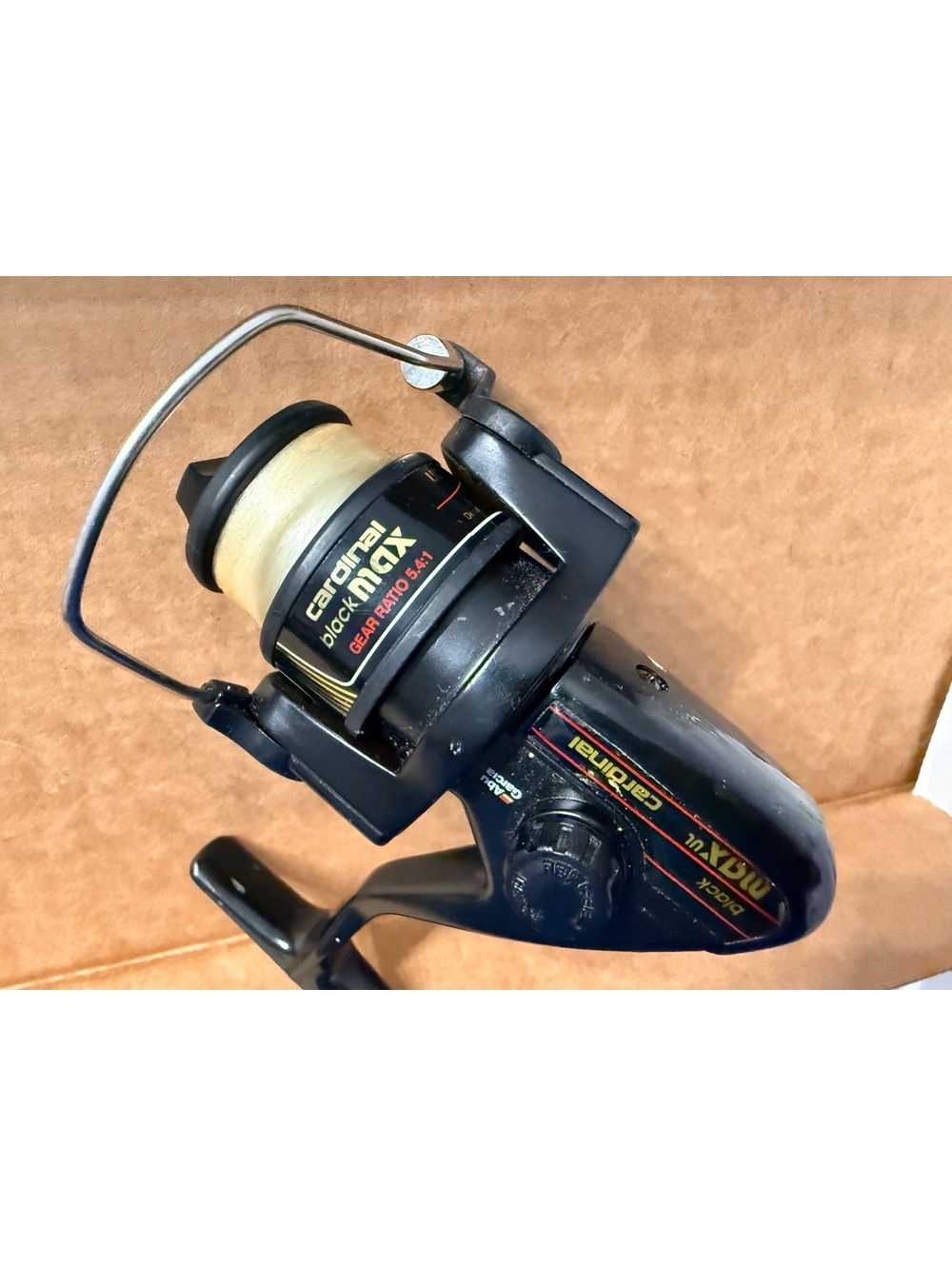 Abu Garcia Cardinal Black Max UL Spinning Reel Ultra Light vintage Sweden Works